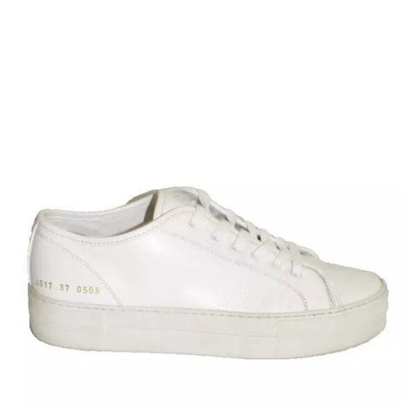 COMMON PROJECTS Tournament Super Leather Low-Top Sneaker 37 EU 7 US DD459 - Picture 1 of 8